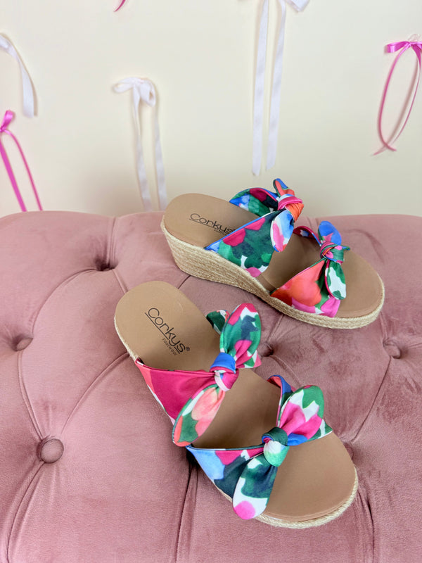 Tie The Knot Wedge (floral)