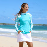 Women's Aloha Long Sleeve Sun & Swim Shirt