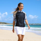 Women's Aloha Short Sleeve Sun & Swim Shirt