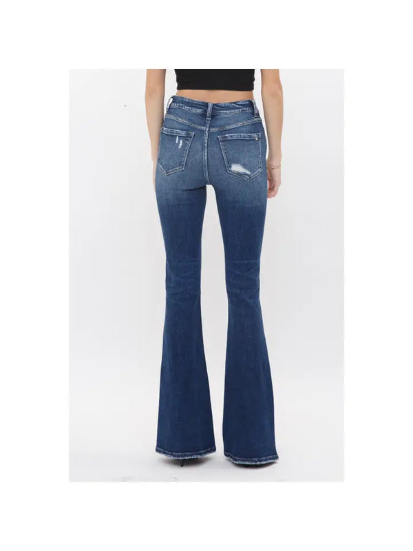Jean Mica High Rise Flare