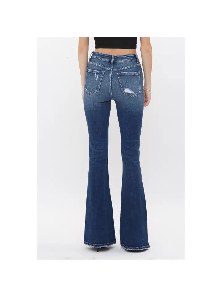Jean Mica High Rise Flare