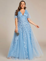 pretty ASTRAL|Plus Size Floor Length Formal Evening Gowns for Weddings