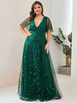 pretty ASTRAL|Plus Size Floor Length Formal Evening Gowns for Weddings