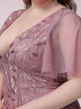 pretty ASTRAL|Plus Size Floor Length Formal Evening Gowns for Weddings