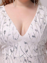 pretty ASTRAL|Plus Size Floor Length Formal Evening Gowns for Weddings