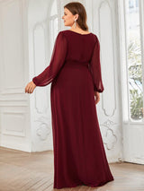 ever CELESTE|Chiffon High Empire Waist Puff Sleeve Mother Dress