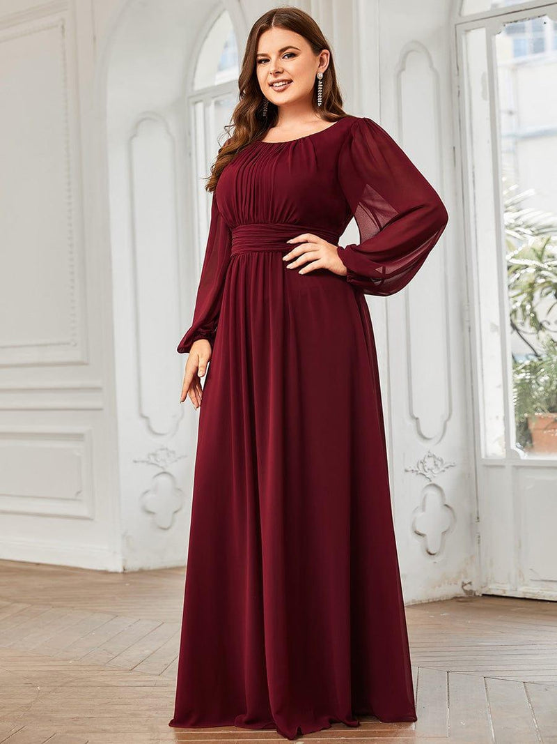 ever CELESTE|Chiffon High Empire Waist Puff Sleeve Mother Dress
