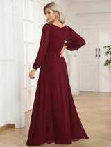ever CELESTE|Chiffon High Empire Waist Puff Sleeve Mother Dress