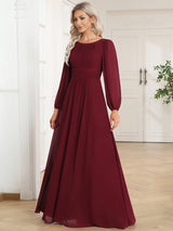 ever CELESTE|Chiffon High Empire Waist Puff Sleeve Mother Dress