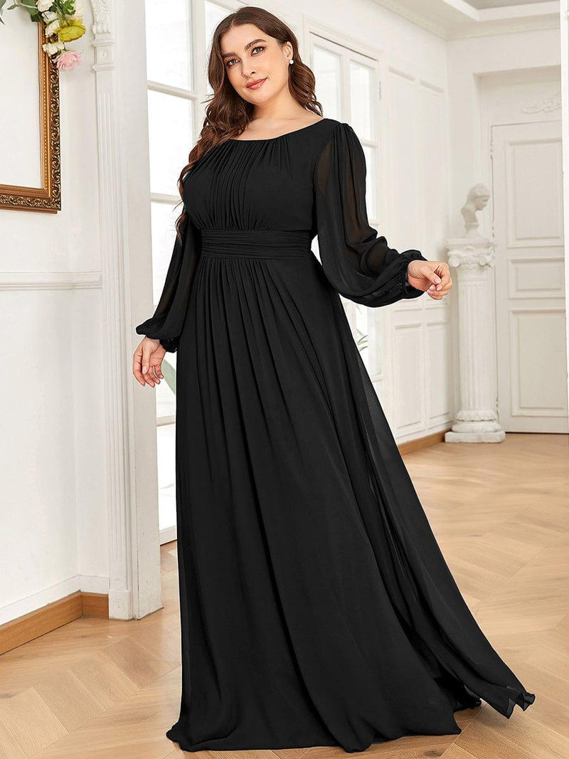 ever CELESTE|Chiffon High Empire Waist Puff Sleeve Mother Dress