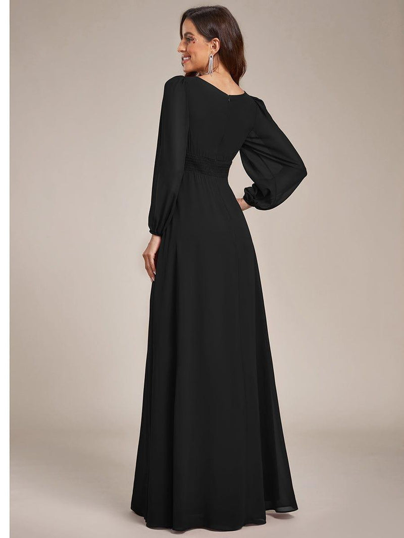 ever CELESTE|Chiffon High Empire Waist Puff Sleeve Mother Dress