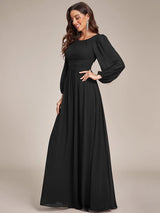 ever CELESTE|Chiffon High Empire Waist Puff Sleeve Mother Dress