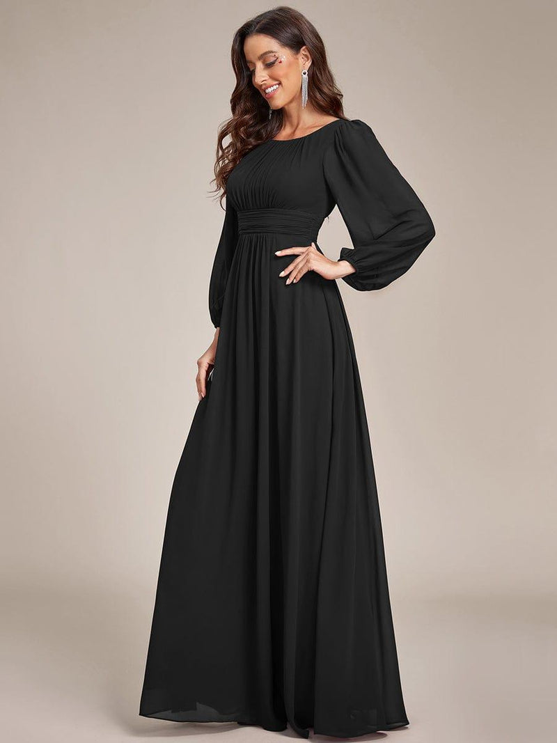 ever CELESTE|Chiffon High Empire Waist Puff Sleeve Mother Dress