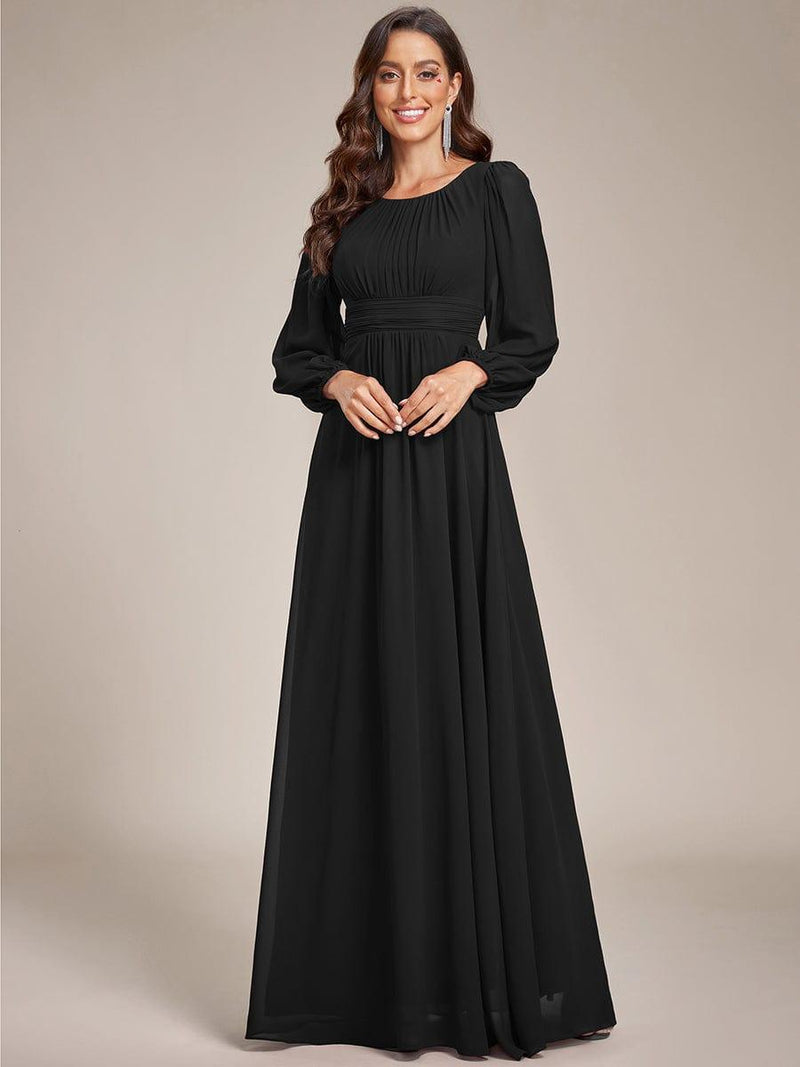 ever CELESTE|Chiffon High Empire Waist Puff Sleeve Mother Dress