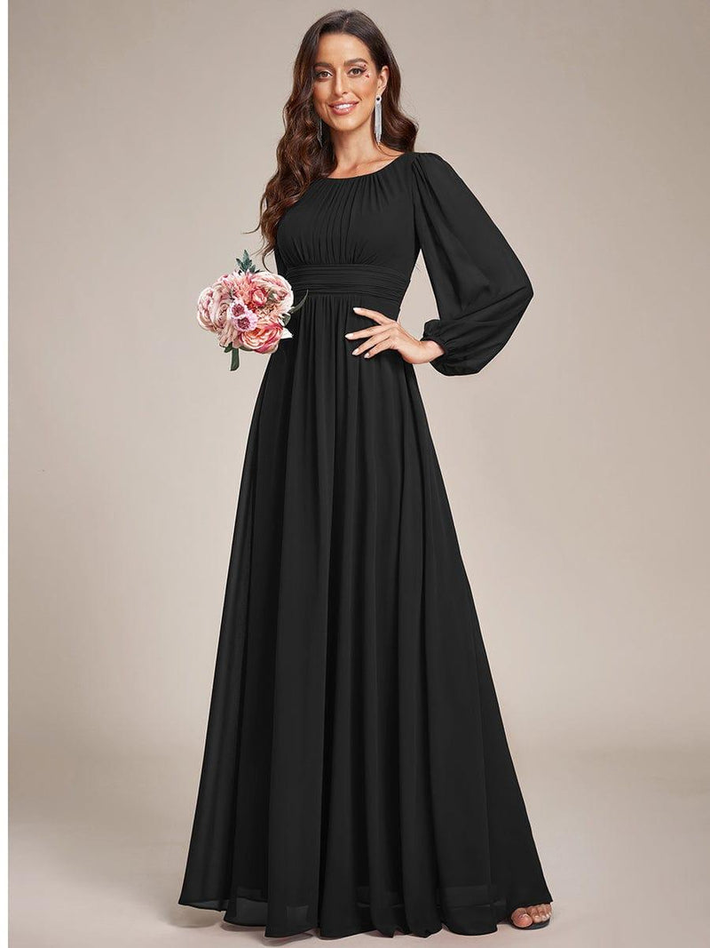 ever CELESTE|Chiffon High Empire Waist Puff Sleeve Mother Dress