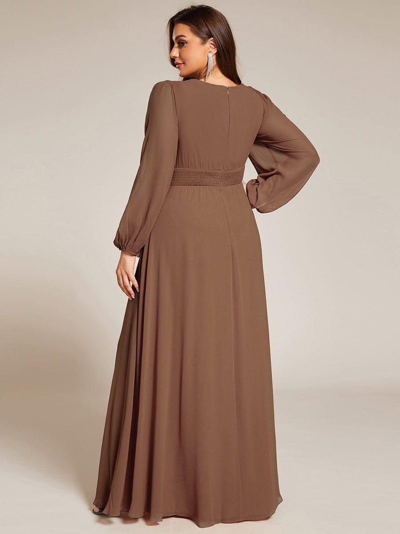 ever CELESTE|Chiffon High Empire Waist Puff Sleeve Mother Dress