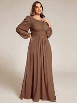 ever CELESTE|Chiffon High Empire Waist Puff Sleeve Mother Dress