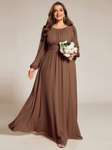ever CELESTE|Chiffon High Empire Waist Puff Sleeve Mother Dress