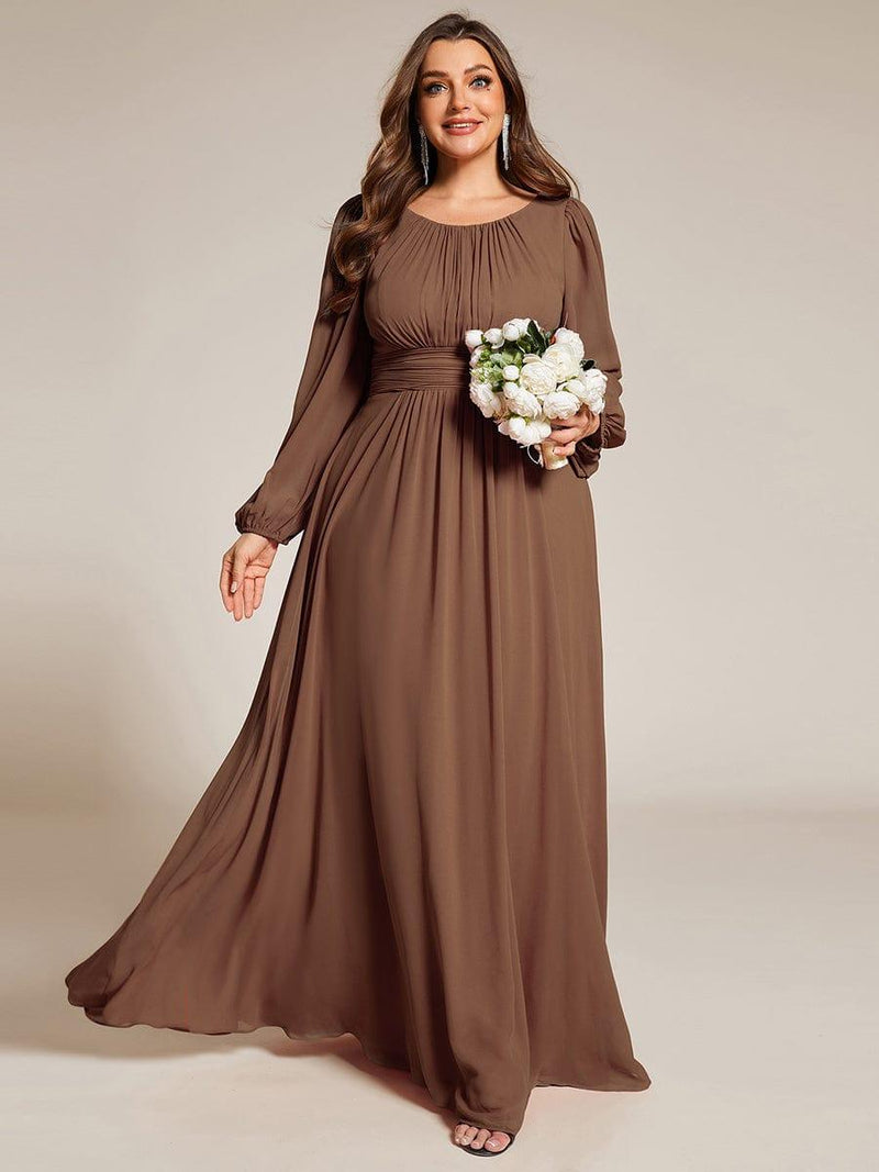 ever CELESTE|Chiffon High Empire Waist Puff Sleeve Mother Dress