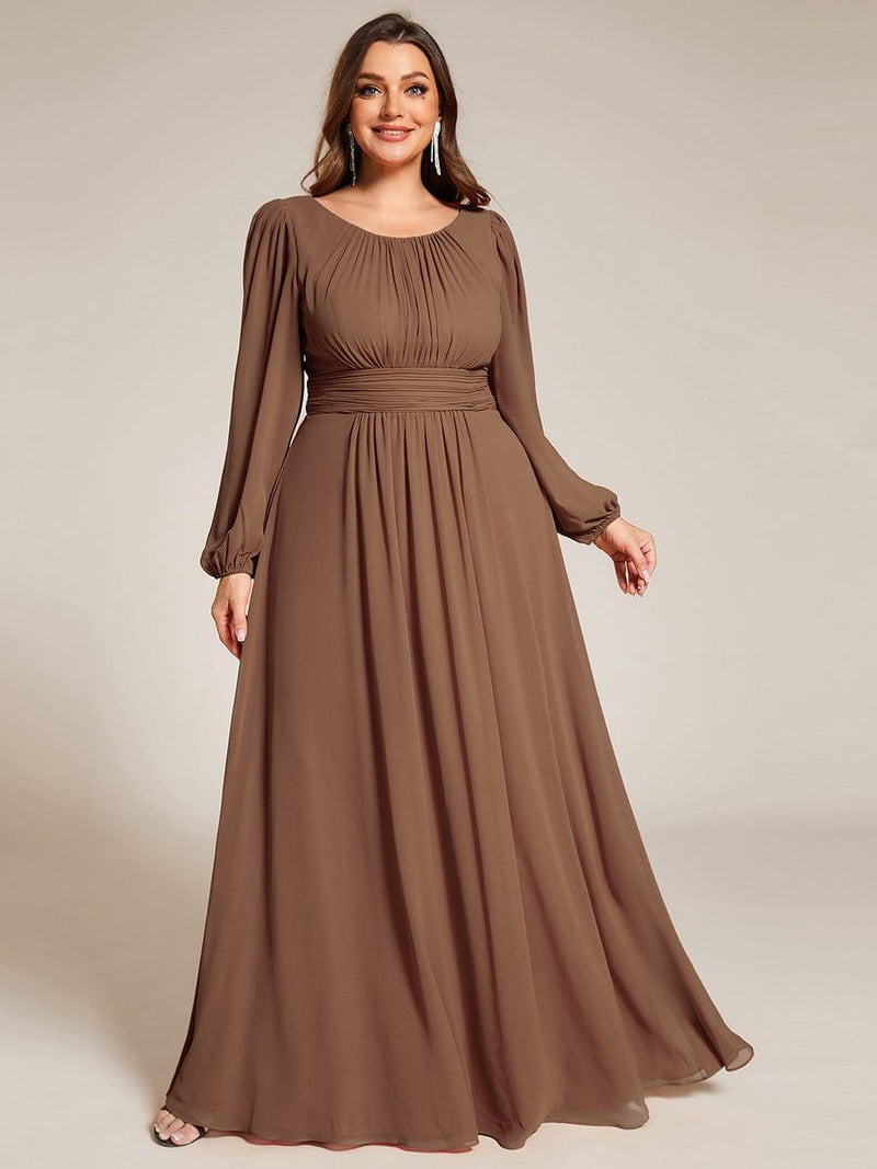 ever CELESTE|Chiffon High Empire Waist Puff Sleeve Mother Dress