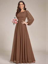 ever CELESTE|Chiffon High Empire Waist Puff Sleeve Mother Dress