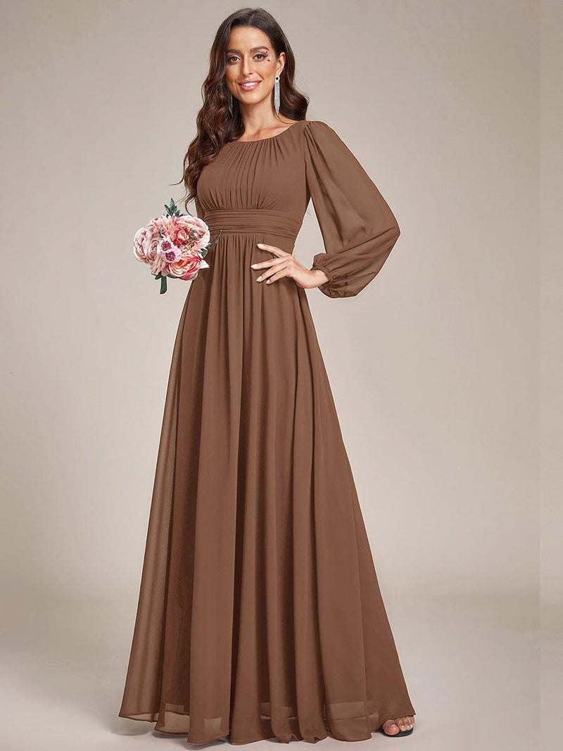 ever CELESTE|Chiffon High Empire Waist Puff Sleeve Mother Dress