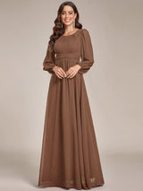ever CELESTE|Chiffon High Empire Waist Puff Sleeve Mother Dress
