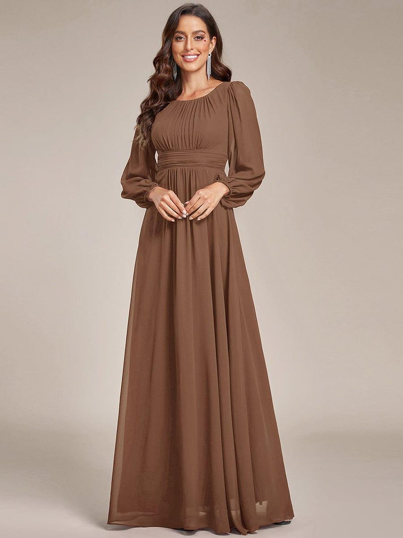 ever CELESTE|Chiffon High Empire Waist Puff Sleeve Mother Dress