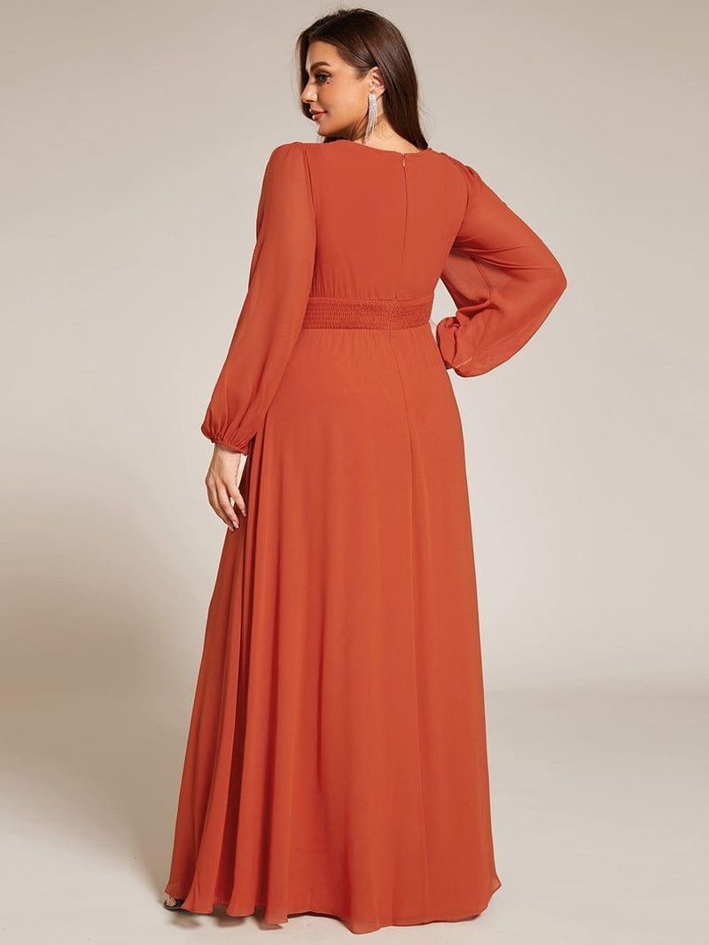 ever CELESTE|Chiffon High Empire Waist Puff Sleeve Mother Dress
