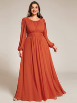 ever CELESTE|Chiffon High Empire Waist Puff Sleeve Mother Dress