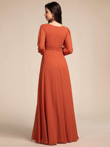 ever CELESTE|Chiffon High Empire Waist Puff Sleeve Mother Dress