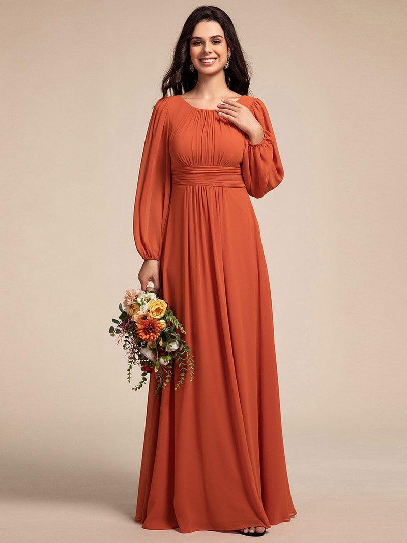 ever CELESTE|Chiffon High Empire Waist Puff Sleeve Mother Dress