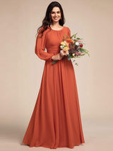 ever CELESTE|Chiffon High Empire Waist Puff Sleeve Mother Dress