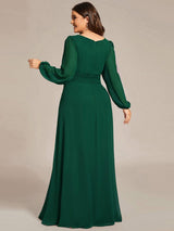 ever CELESTE|Chiffon High Empire Waist Puff Sleeve Mother Dress