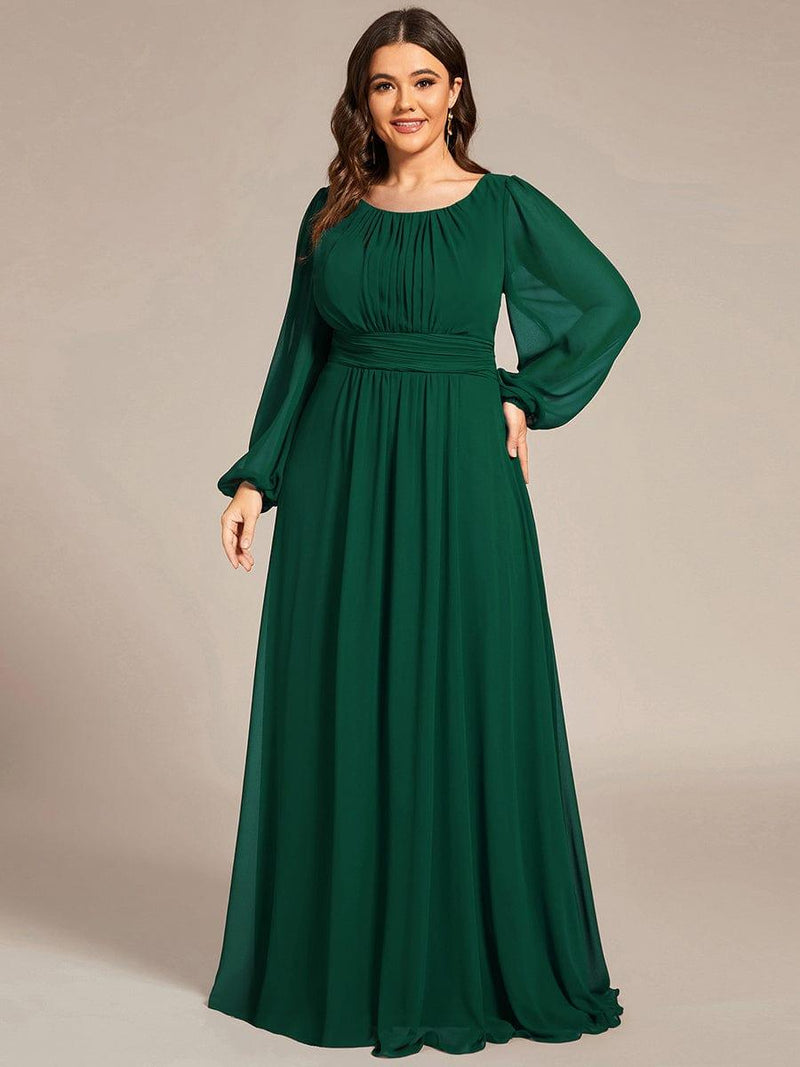 ever CELESTE|Chiffon High Empire Waist Puff Sleeve Mother Dress