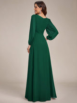 ever CELESTE|Chiffon High Empire Waist Puff Sleeve Mother Dress