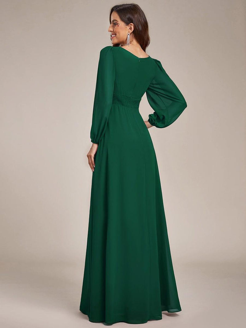 ever CELESTE|Chiffon High Empire Waist Puff Sleeve Mother Dress