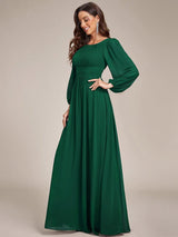 ever CELESTE|Chiffon High Empire Waist Puff Sleeve Mother Dress