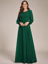 ever CELESTE|Chiffon High Empire Waist Puff Sleeve Mother Dress