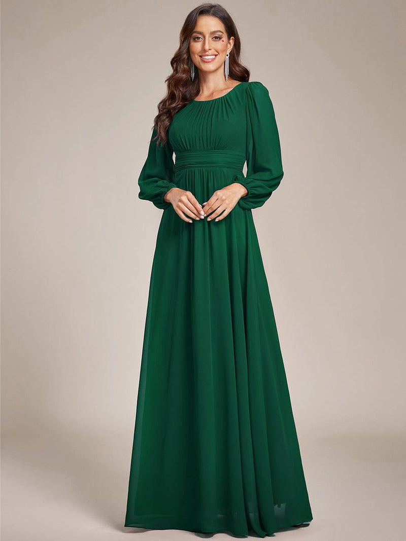 ever CELESTE|Chiffon High Empire Waist Puff Sleeve Mother Dress