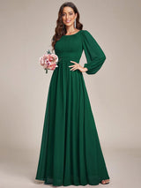 ever CELESTE|Chiffon High Empire Waist Puff Sleeve Mother Dress