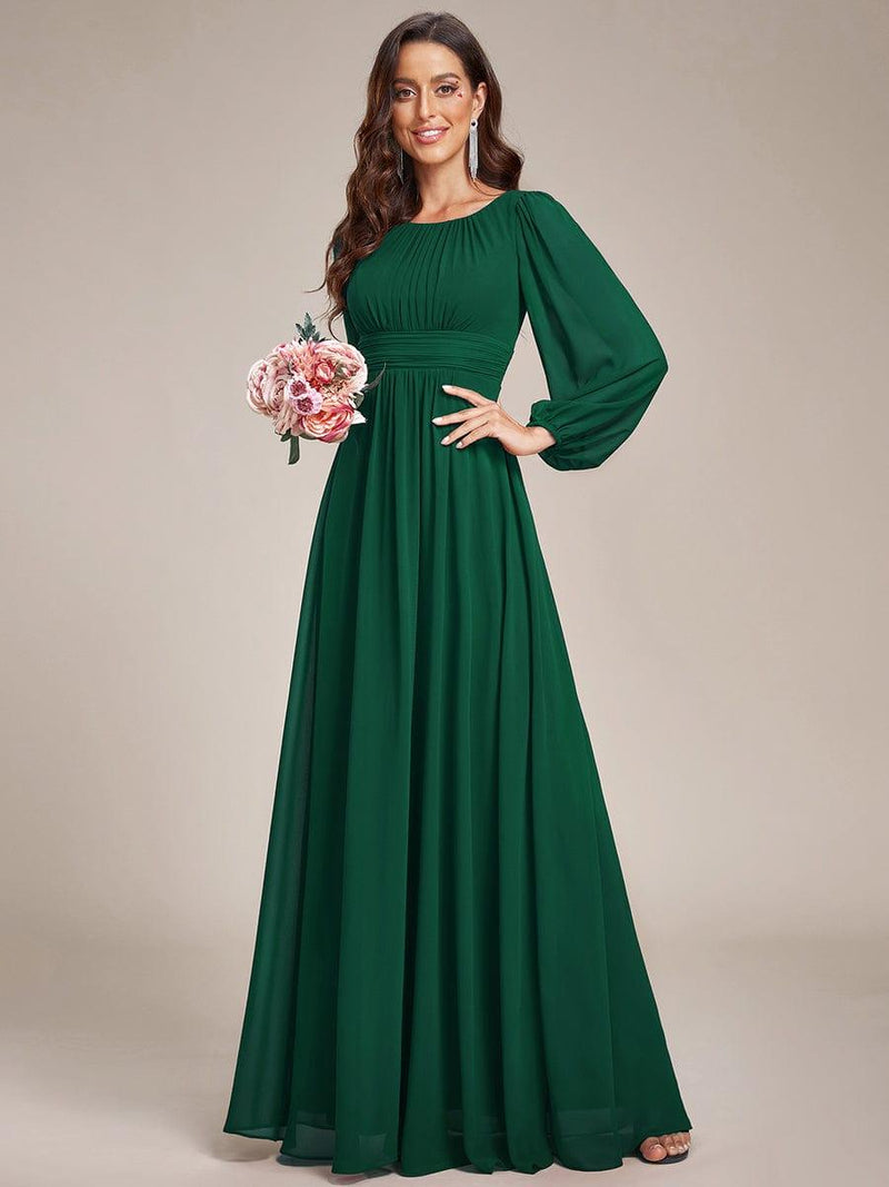 ever CELESTE|Chiffon High Empire Waist Puff Sleeve Mother Dress