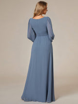 ever CELESTE|Chiffon High Empire Waist Puff Sleeve Mother Dress