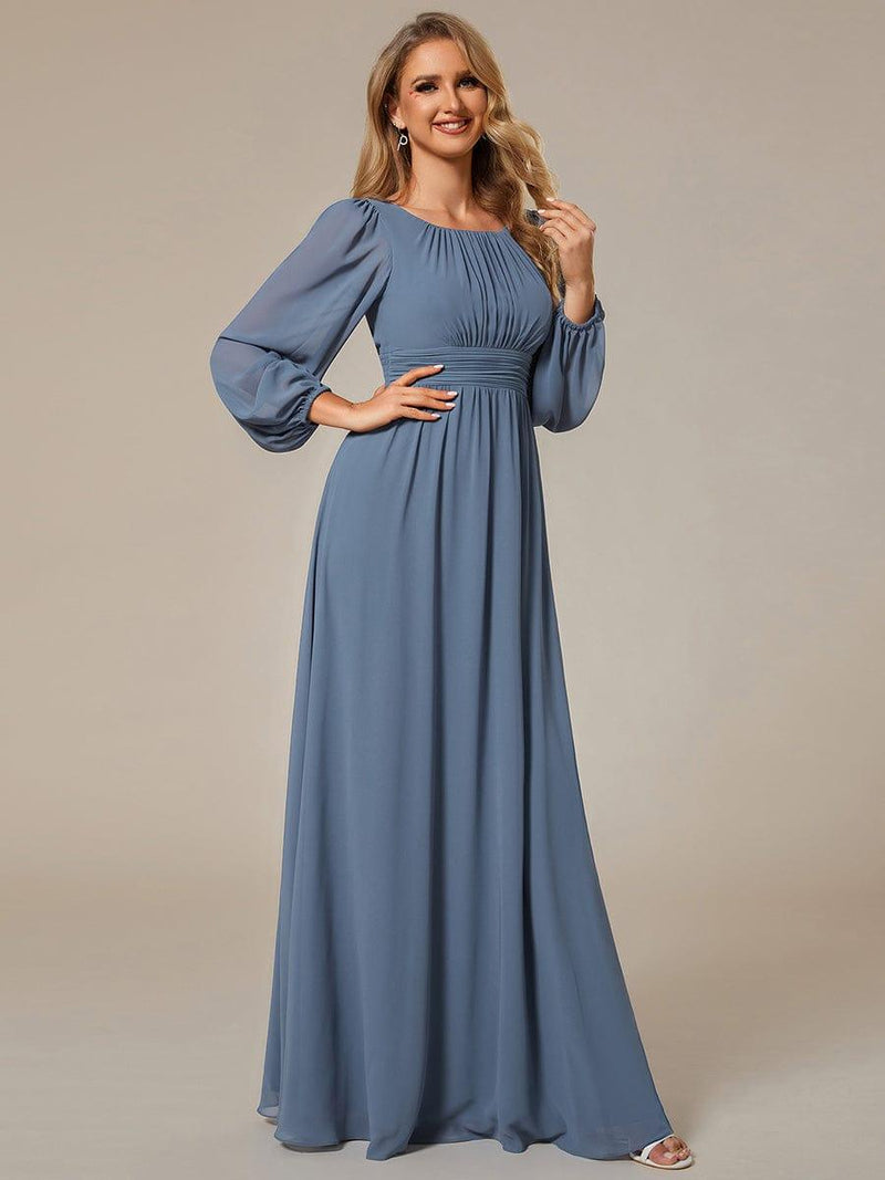 ever CELESTE|Chiffon High Empire Waist Puff Sleeve Mother Dress