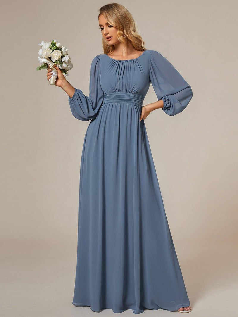 ever CELESTE|Chiffon High Empire Waist Puff Sleeve Mother Dress