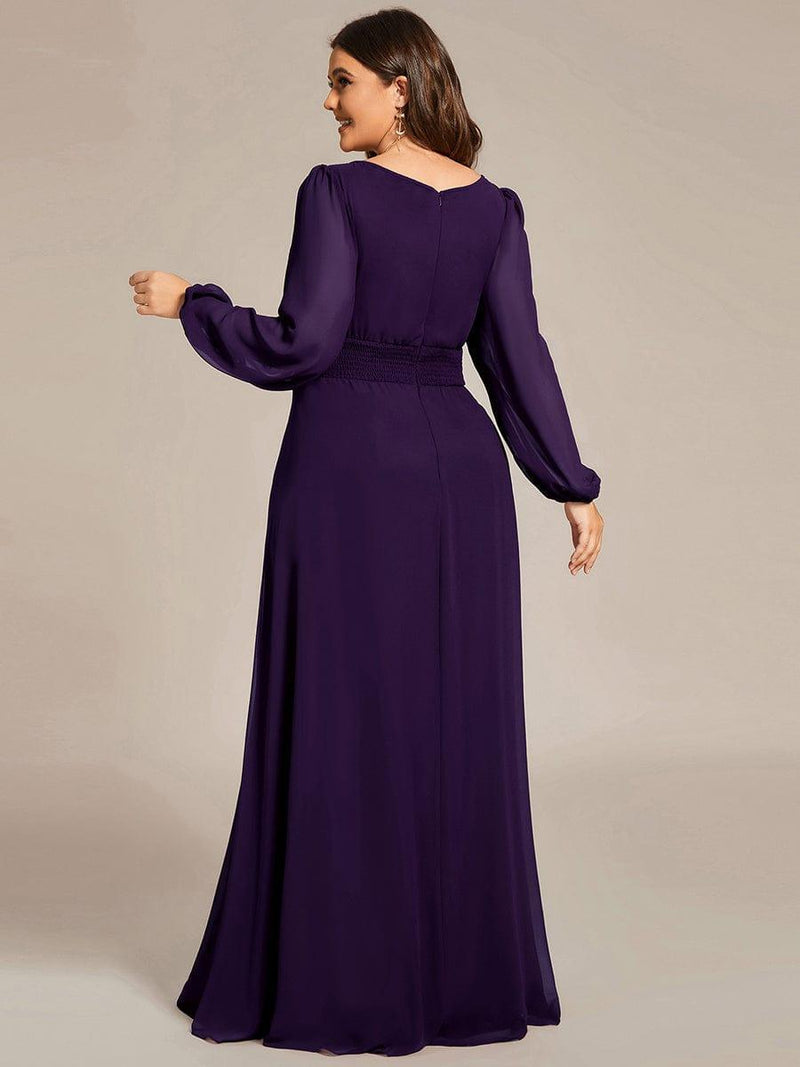 ever CELESTE|Chiffon High Empire Waist Puff Sleeve Mother Dress