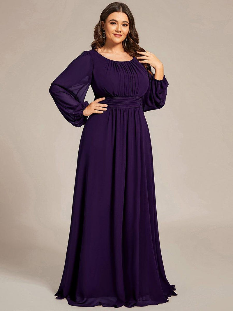 ever CELESTE|Chiffon High Empire Waist Puff Sleeve Mother Dress