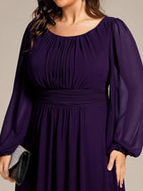 ever CELESTE|Chiffon High Empire Waist Puff Sleeve Mother Dress