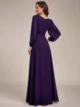 ever CELESTE|Chiffon High Empire Waist Puff Sleeve Mother Dress