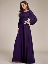 ever CELESTE|Chiffon High Empire Waist Puff Sleeve Mother Dress